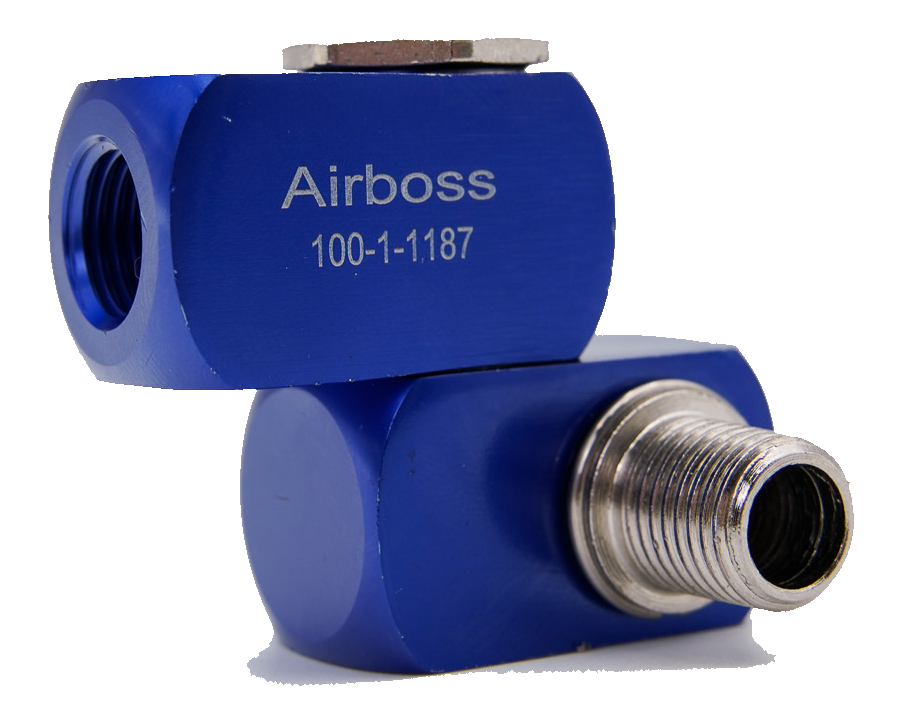 AIRBOSS 100-1-1187 High Flow 3-Way Air Swivel