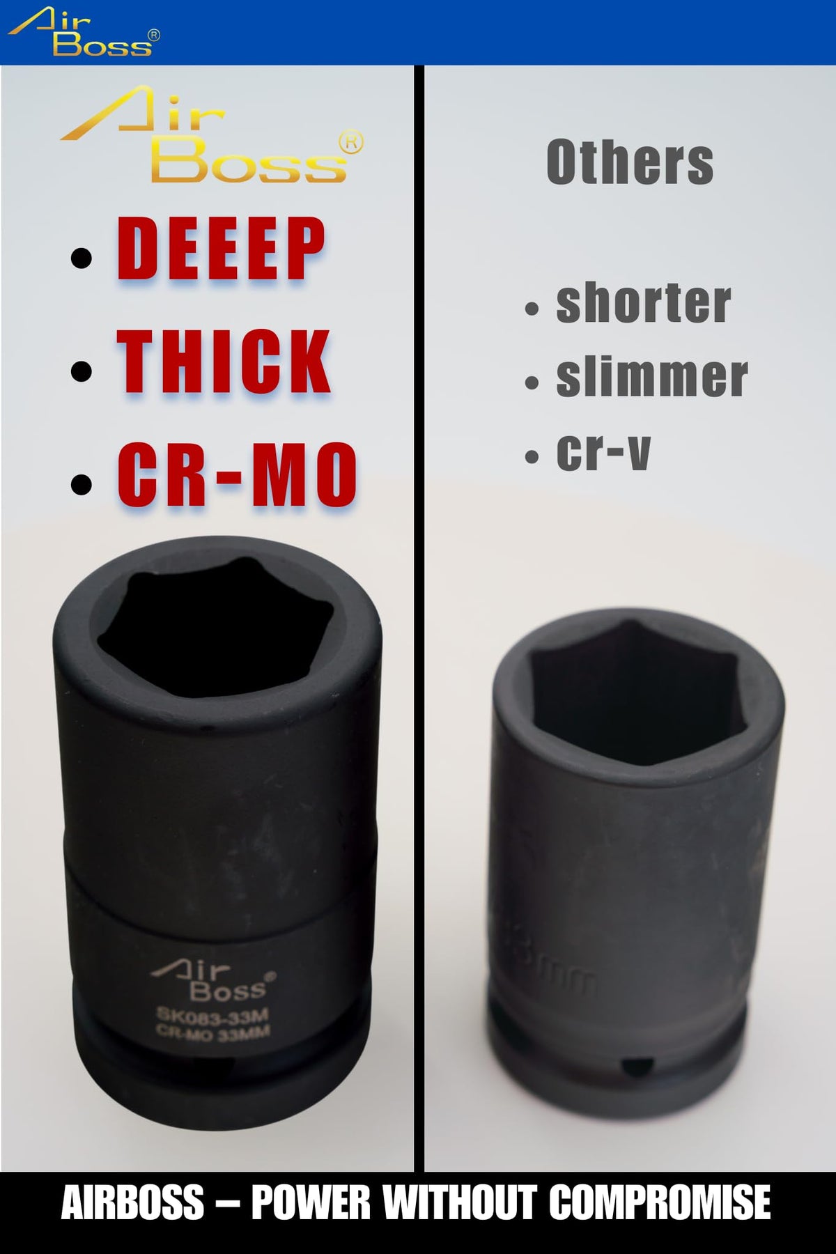 AIRBOSS SK083-33M Impact Socket product image 4