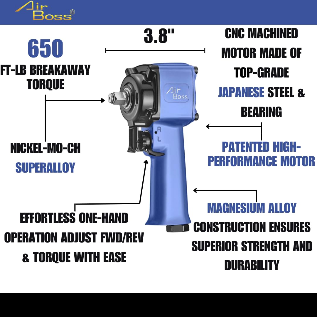 AIRBOSS AW-90J Air Impact Wrench product image 4