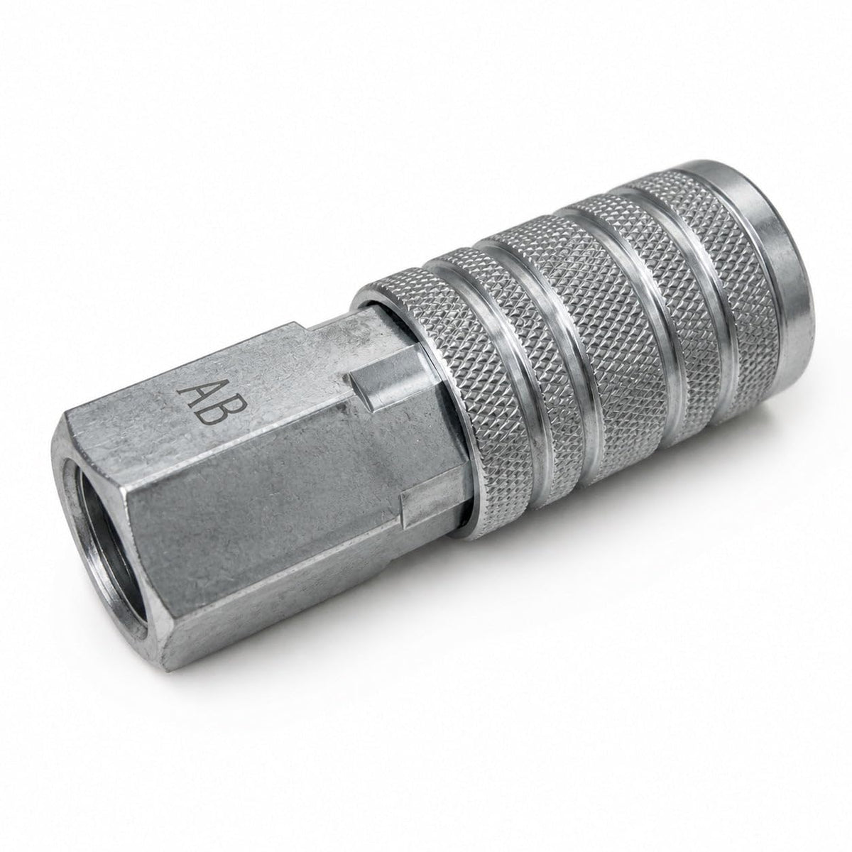 Airboss Industrial M-Type Steel Air Fitting Plug — 1/2" NPT, 300 PSI (5-pc Set) product image 1