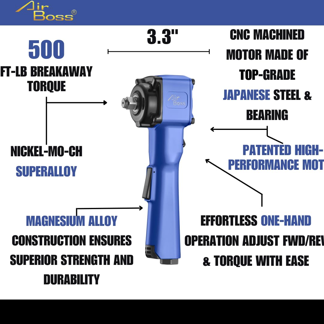 AIRBOSS AW-80JL Air Impact Wrench product image 4