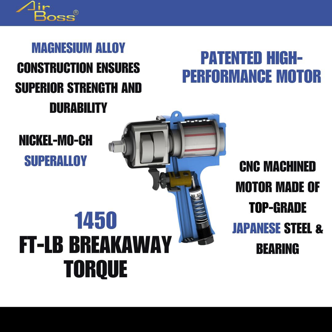 AIRBOSS AW-140P Air Impact Wrench product image 3