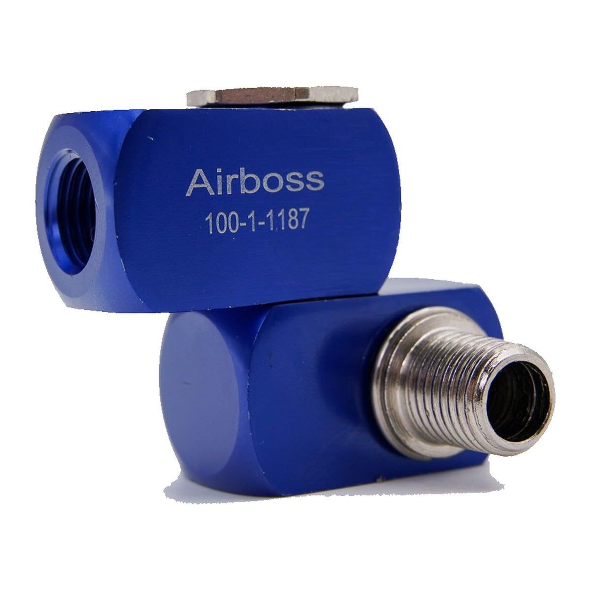 AIRBOSS 100-1-1187 High Flow 3-Way Air Swivel product image 1
