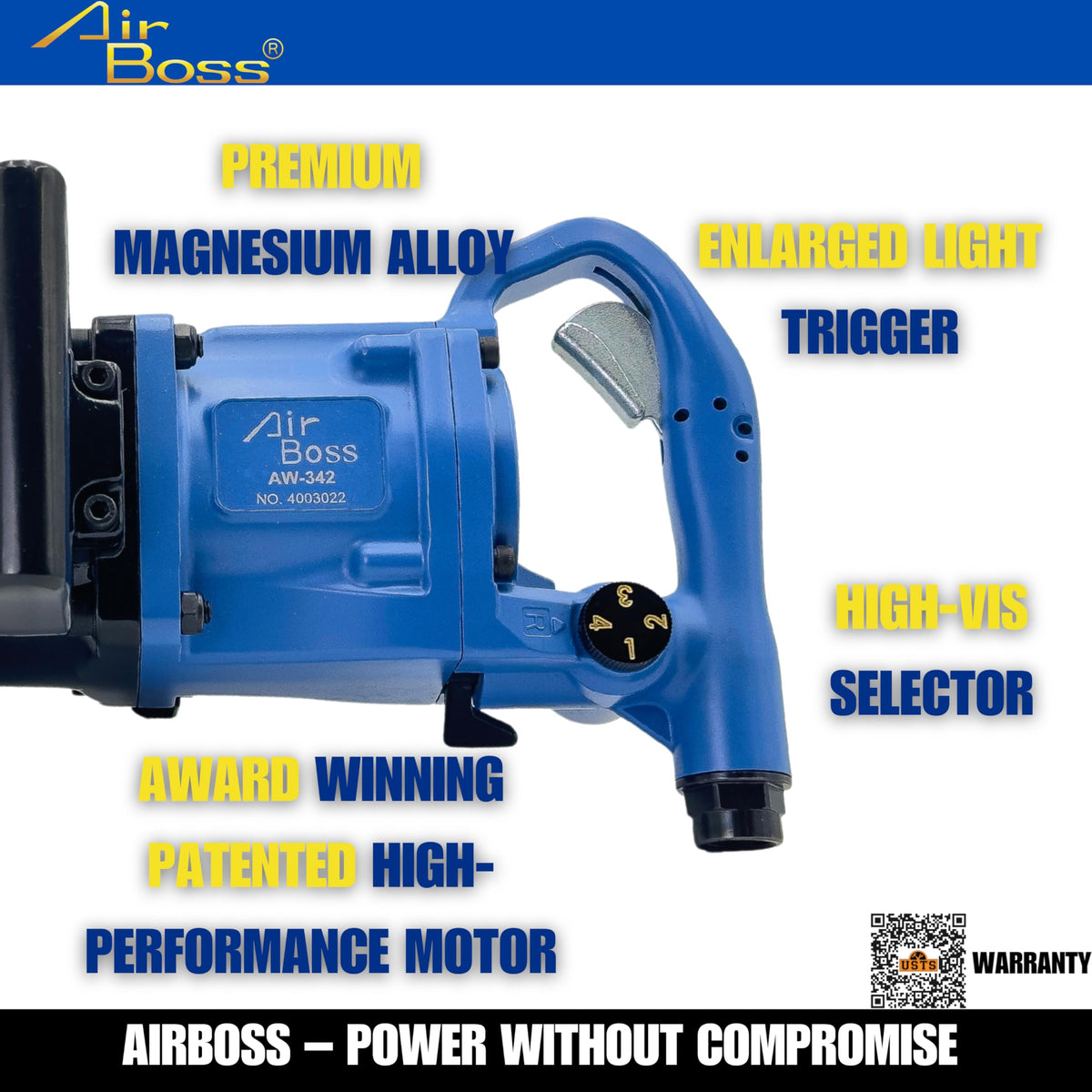 AIRBOSS AW-280GS Air Impact Wrench product image 2